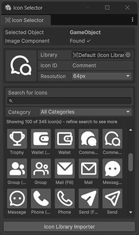 Icon Selector