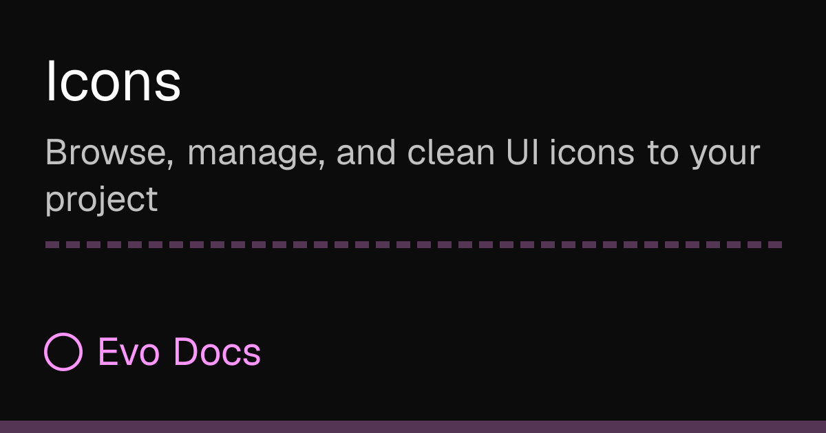 Icons - Michsky Docs